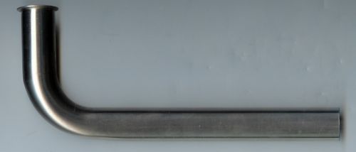 Stainless steel 90 deg. medium bend  header