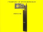 SPDR-013-1LB, 60/90 1" blade Rudder Assembly with 2 1/4" angle bracket