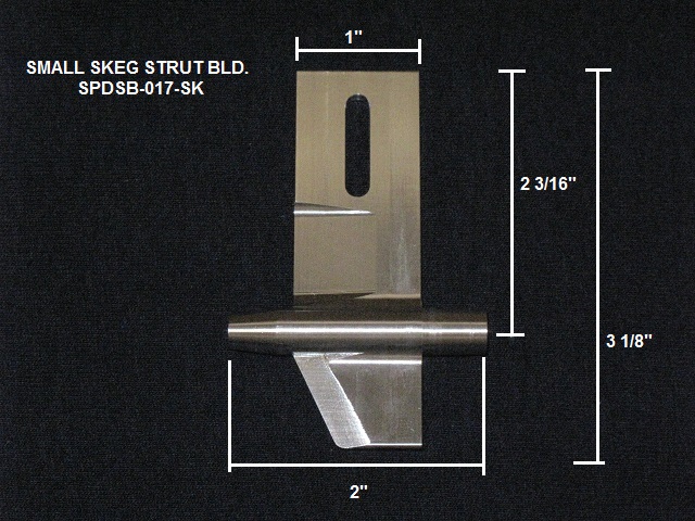 S1420  SPEEDMASTER Strut blade with skeg